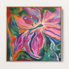 Load image into Gallery viewer, &#39;Dark Secret Lily&#39; 30&quot;x30&quot; Original Abstract Painting on Canvas
