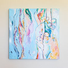 Load image into Gallery viewer, &#39;When There Are Rainbows and Wildflowers&#39; 30&quot;x30&quot; Original Abstract Painting on Canvas
