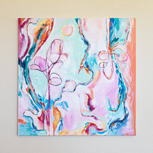 Load image into Gallery viewer, &#39;Each Petal that Falls&#39; 30&quot;x30&quot; Original Abstract Painting on Canvas

