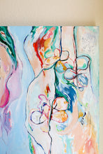 Load image into Gallery viewer, &#39;When There Are Rainbows and Wildflowers&#39; 30&quot;x30&quot; Original Abstract Painting on Canvas

