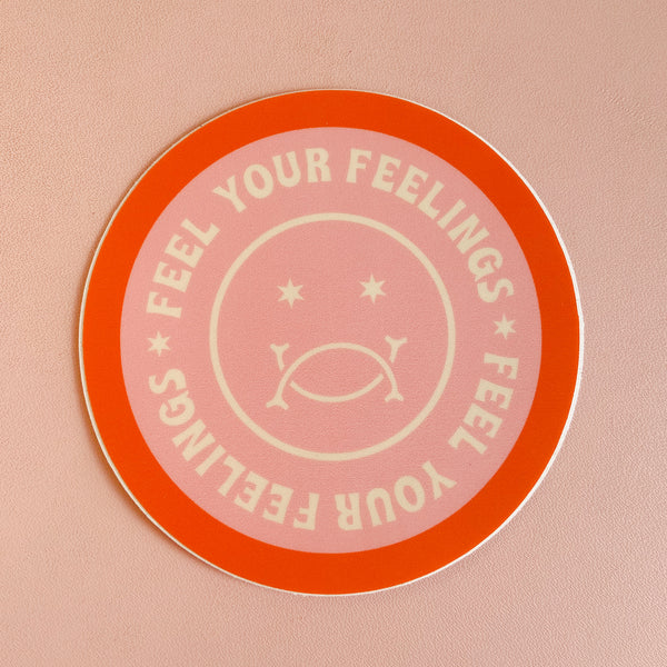 Feel Your Feelings Vinyl Sticker