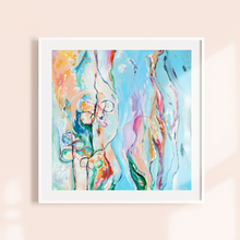 Load image into Gallery viewer, &#39;When There Are Rainbows and Wildflowers&#39; A Square Giclée Print
