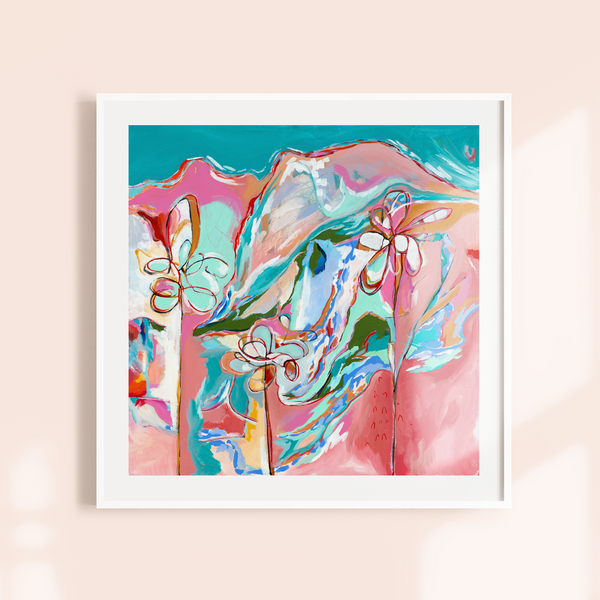 'Truths and Roses' A Square Giclée Print