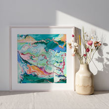 Load image into Gallery viewer, &#39;Wildflowers Hidden in the Grass&#39; A Square Giclée Print
